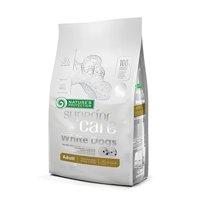 Nature's Protection White Dogs Adult - Karma sucha dla małych białych psów 4kg