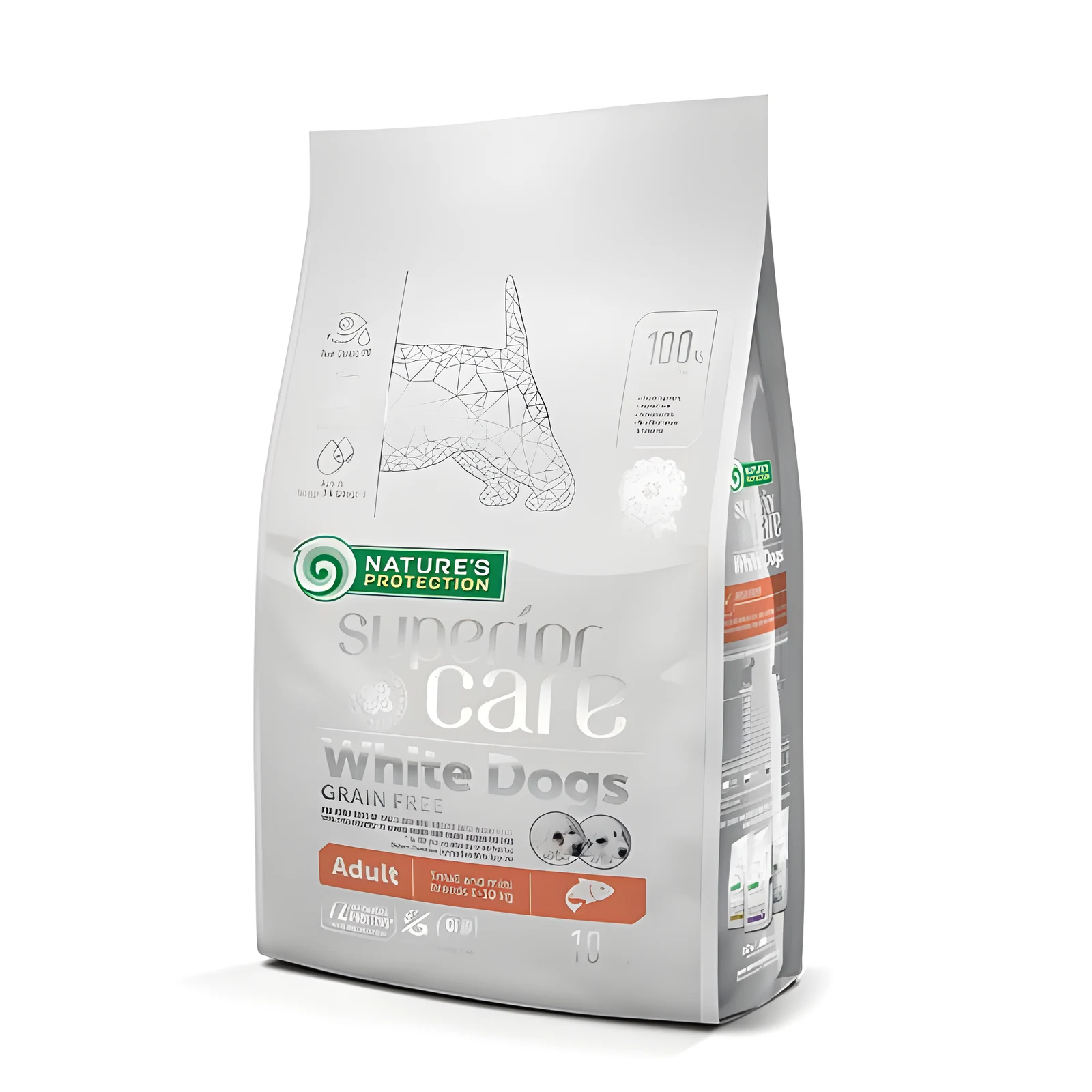 Nature's Protection White Dogs Grain Free Łosoś 10kg