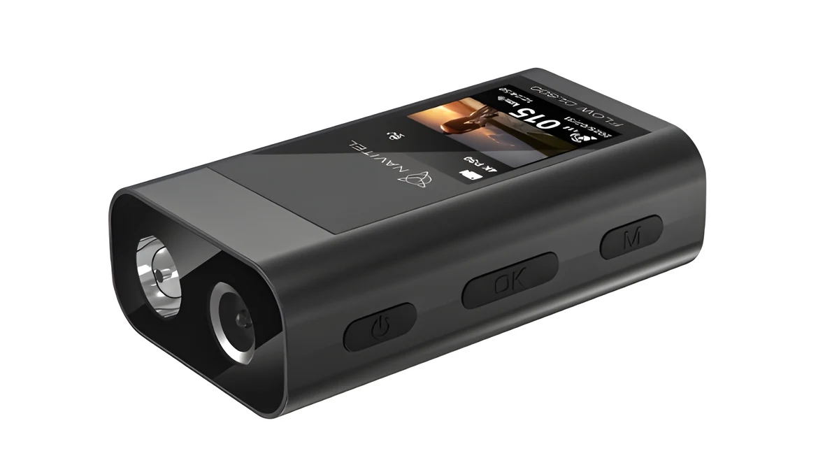Rejestrator rowerowy NAVITEL FLOW DL800 4K HDR z GPS i lampą 430lm (Outlet)