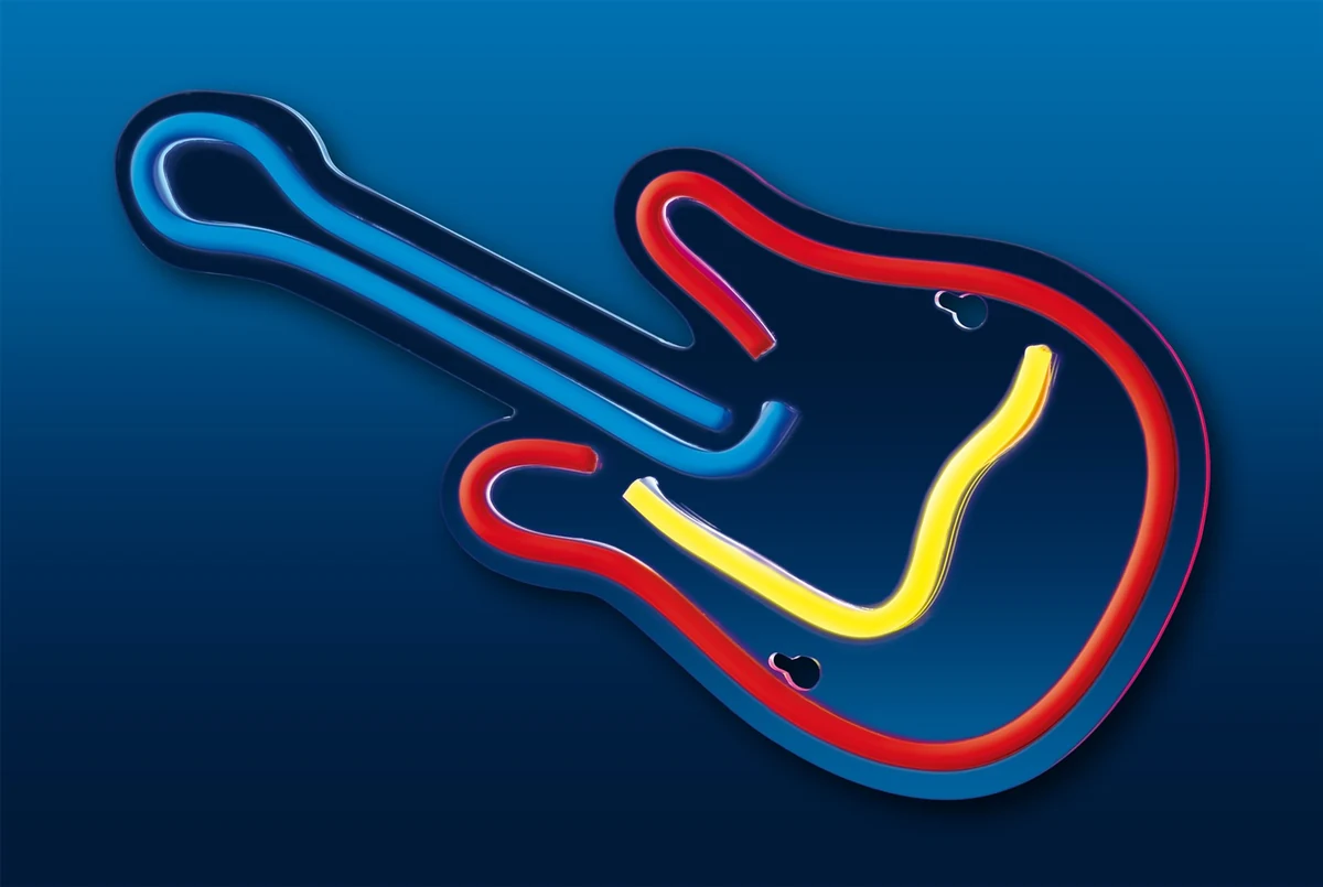 Neon LED Activejet AJE-NEON GITARA Lampka Ozdobna