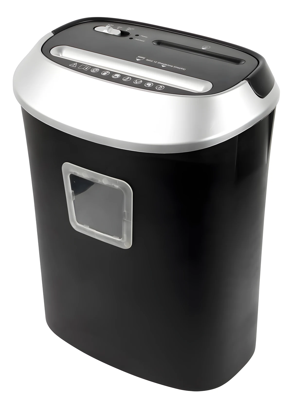Niszczarka Activejet ASH-1201D, 25 l, czarno-srebrna