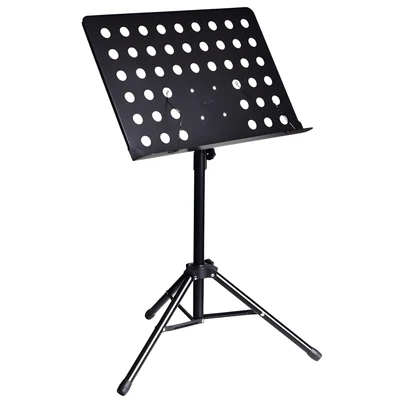 NN D5 Statyw, Pulpit do Nut i Tekstów, 3 Nóżki, Teleskopowe Ramię, Czarny