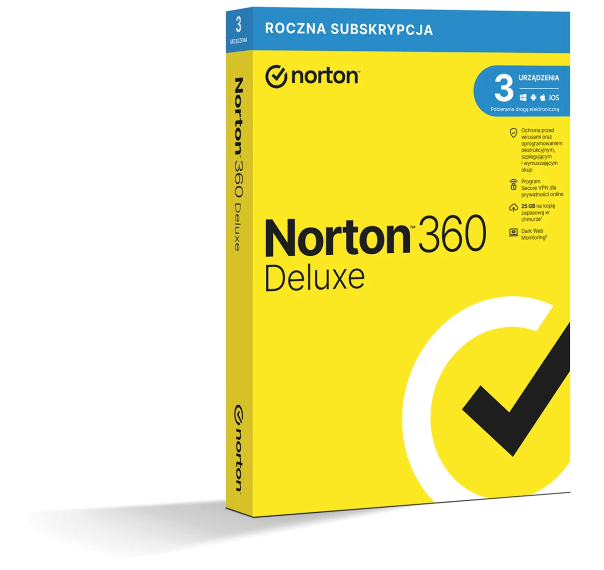 Norton 360 Deluxe 3D/12M ESD - Do pobrania
