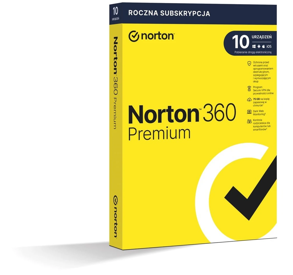 Norton 360 Premium 10D/12M BOX - Nośnik Fizyczny