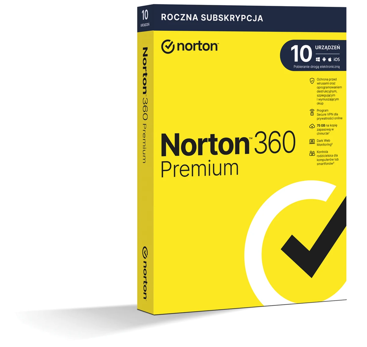 Norton 360 Premium - 10 urządzeń, 12 miesięcy, licencja elektroniczna