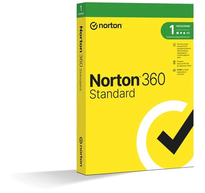 Norton 360 Standard - 1 stanowisko, 36 miesięcy, wersja elektroniczna