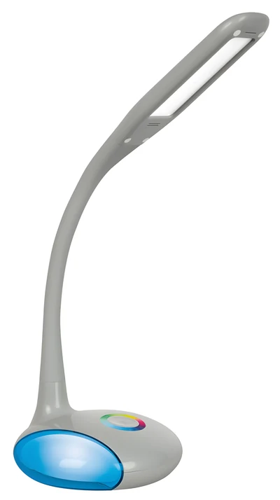 Lampka biurkowa Activejet VENUS RGB szara, wielokolorowa LED z oświetleniem nocnym