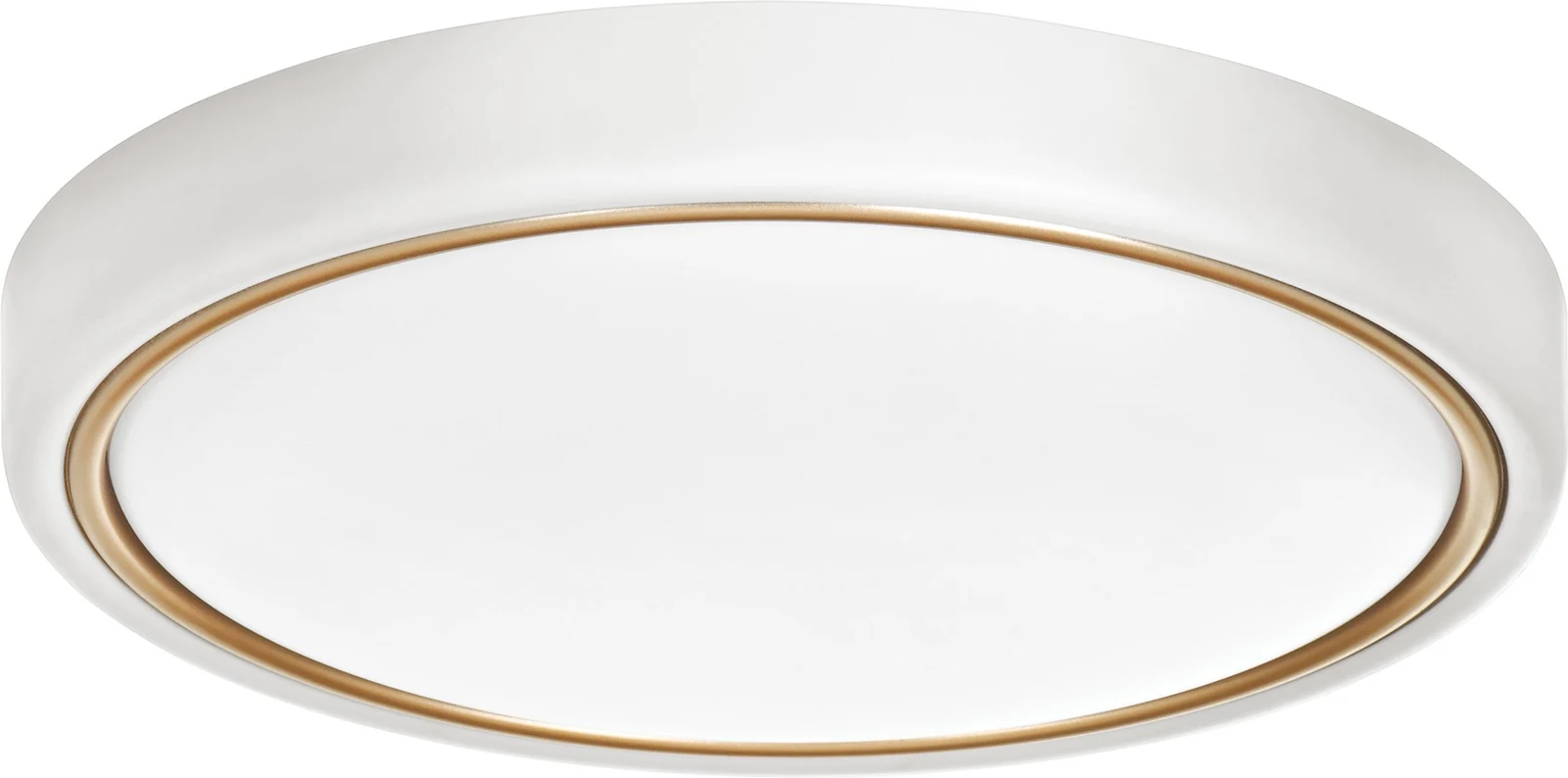 Nowoczesny plafon sufitowy LED Activejet VERDI W/G Biało - Złoty 23W — zdjęcie 1 z 7