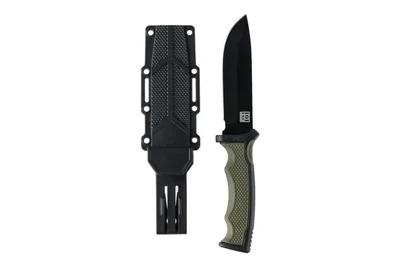 Nóż Bushcraftowy Bushawk 9244 101 INC - Antypoślizgowa Rękojeść i Pochwa