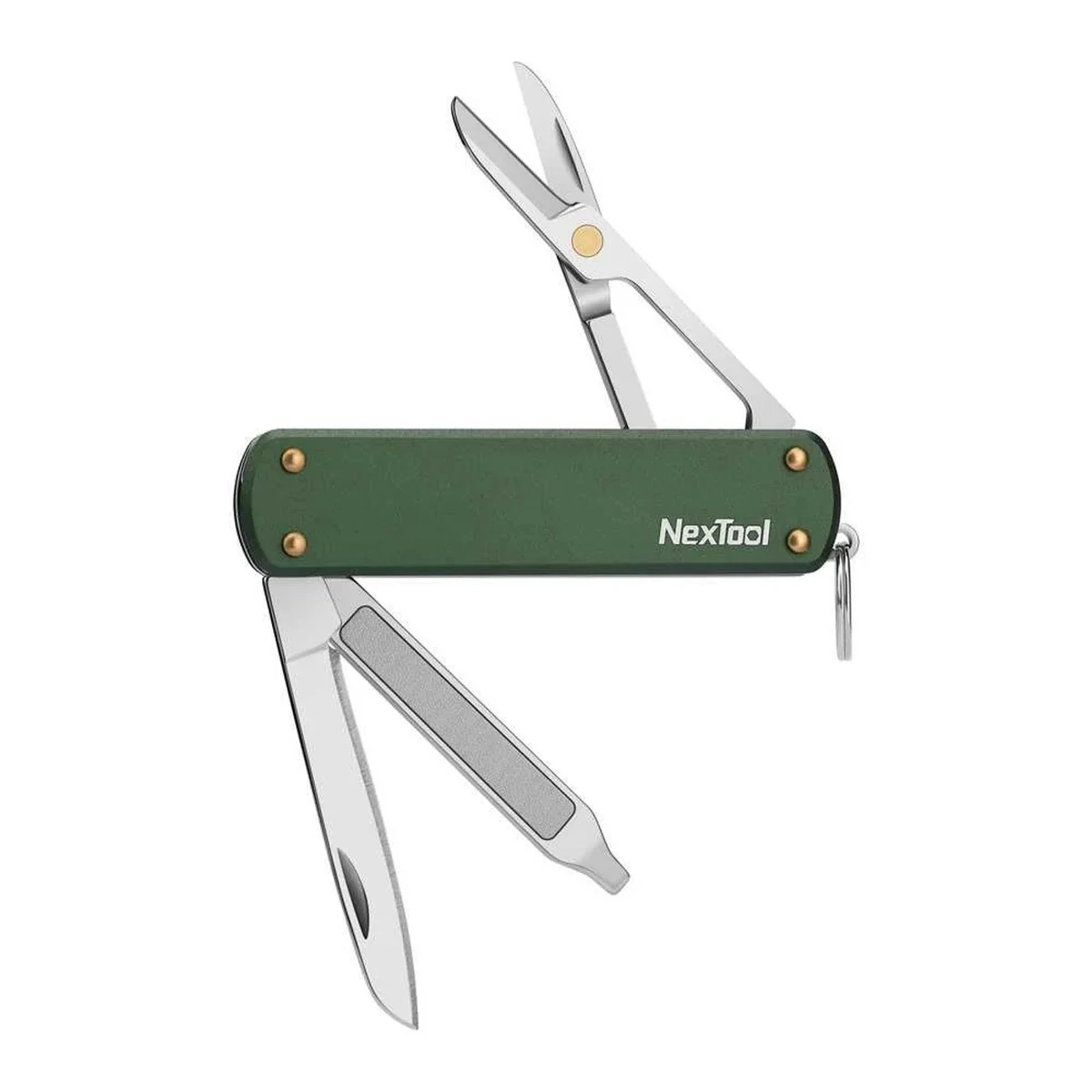 Nóż NexTool Mini Pocket Knife NE0143 4w1 zielony