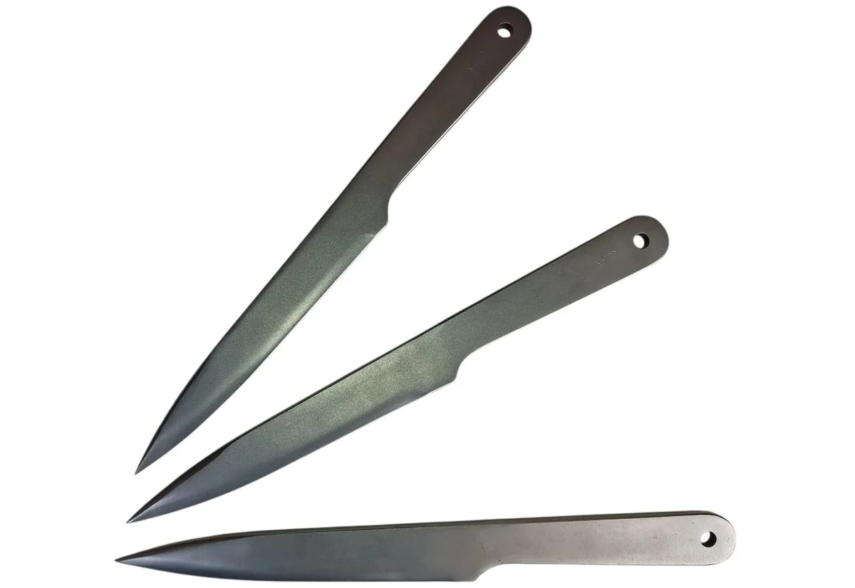 Noże do rzucania KAL22-SR 3szt silver