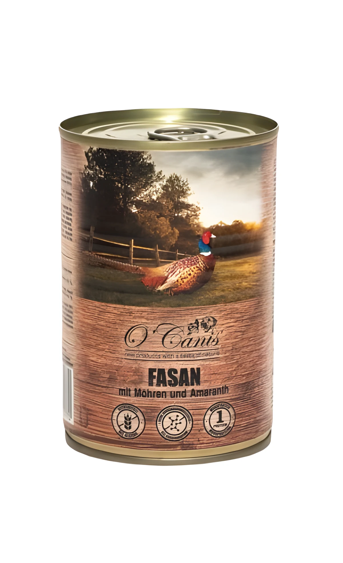 O'CANIS Bażant z marchewką 400g mokra karma