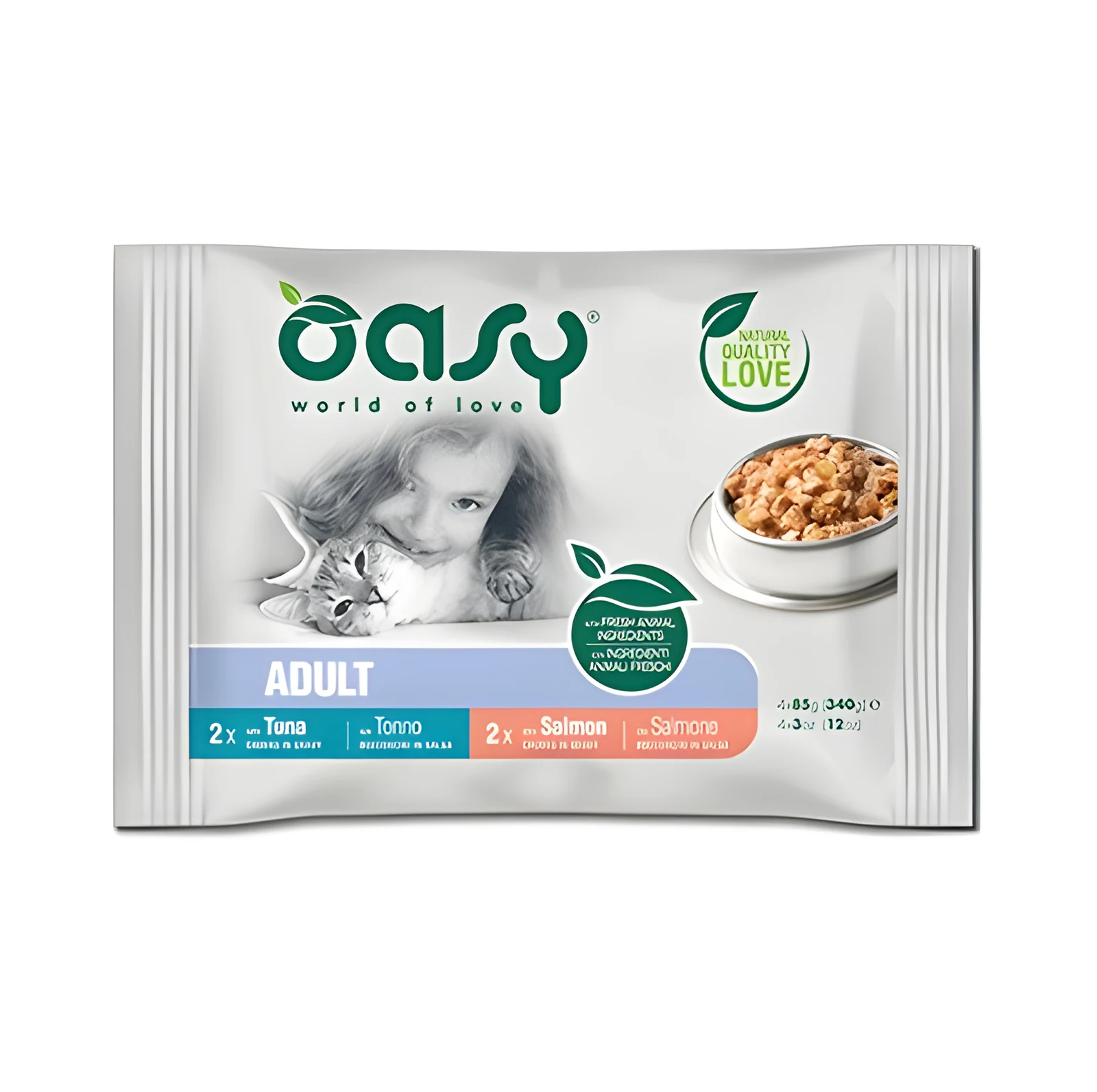 Oasy Chunks in gravy Multipack Adult Fish 4x85gr