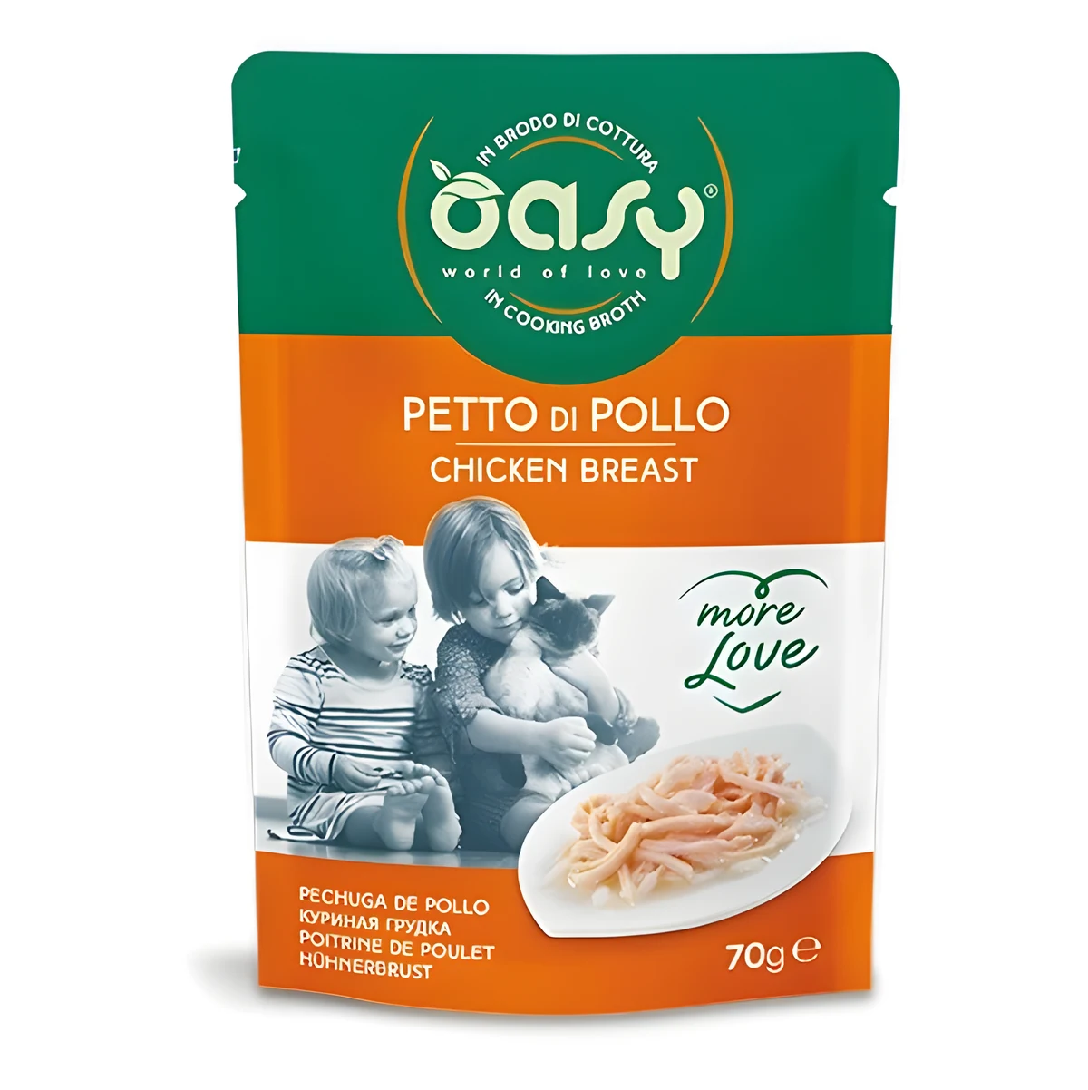 Oasy More Love Chicken breast pouch 70gr