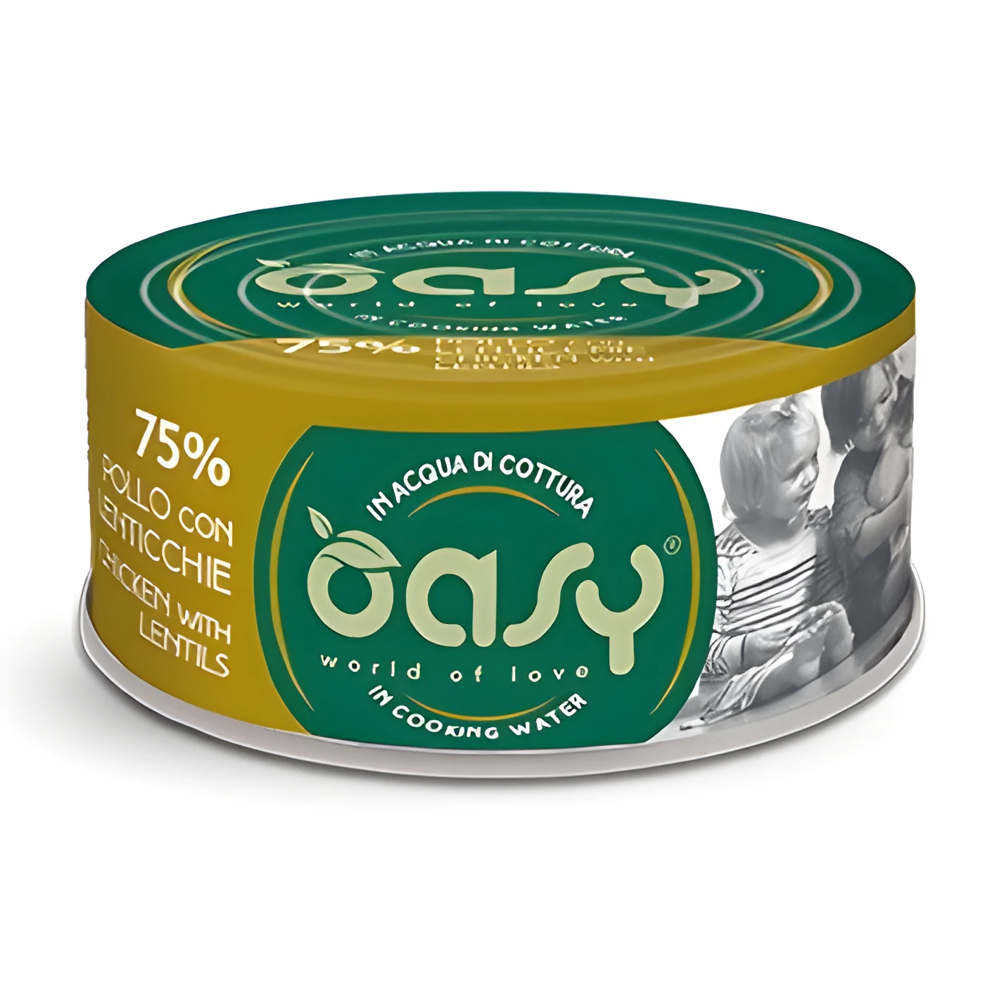 Oasy More Love Chicken with Lentils 70gr