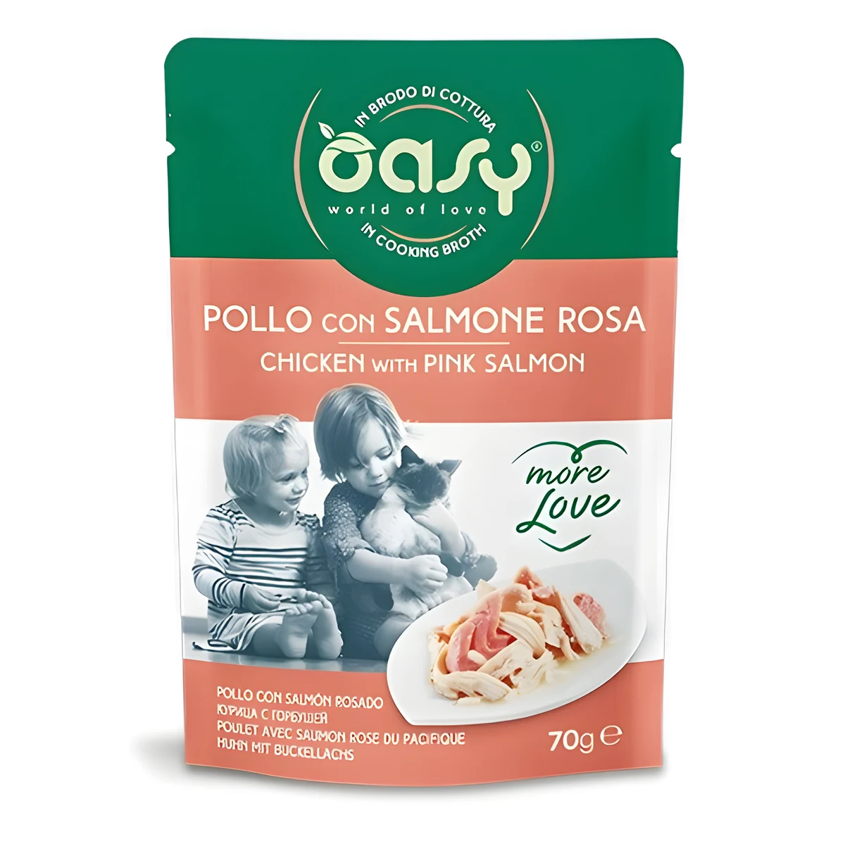 Oasy More Love Chicken with Salmon 70gr
