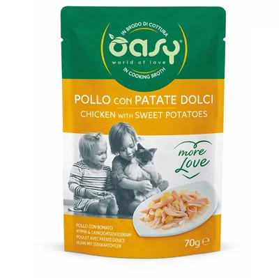 Oasy More Love Karma Mokra z Kurczakiem i Słodkimi Ziemniakami 70g