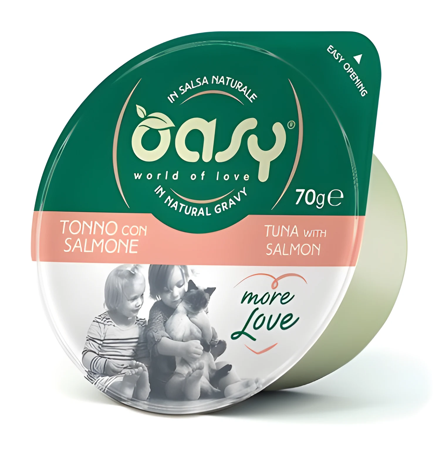 Oasy More Love Tuńczyk z Łososiem - Karma Mokra dla Kota, 70g