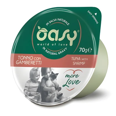 Oasy More Love Tuńczyk z Krewetkami - Karma Mokra dla Kota 70g