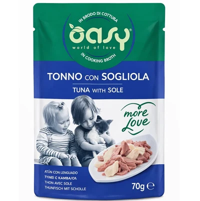 Oasy More Love Tuńczyk z Sola 70g - mokra karma dla kota