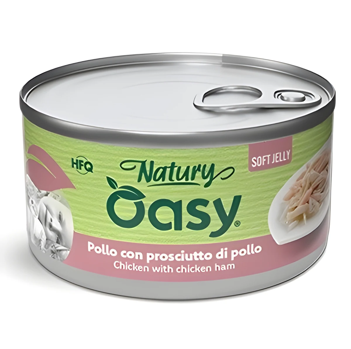 Oasy Natury Soft Jelly Chicken with ham 150gr