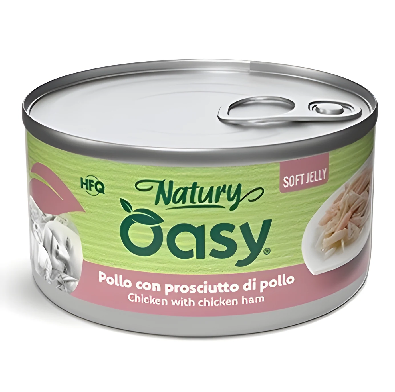 Oasy Natury Soft Jelly Chicken with ham 150gr