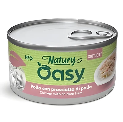 Oasy Natury Soft Jelly z kurczakiem i szynką 150g