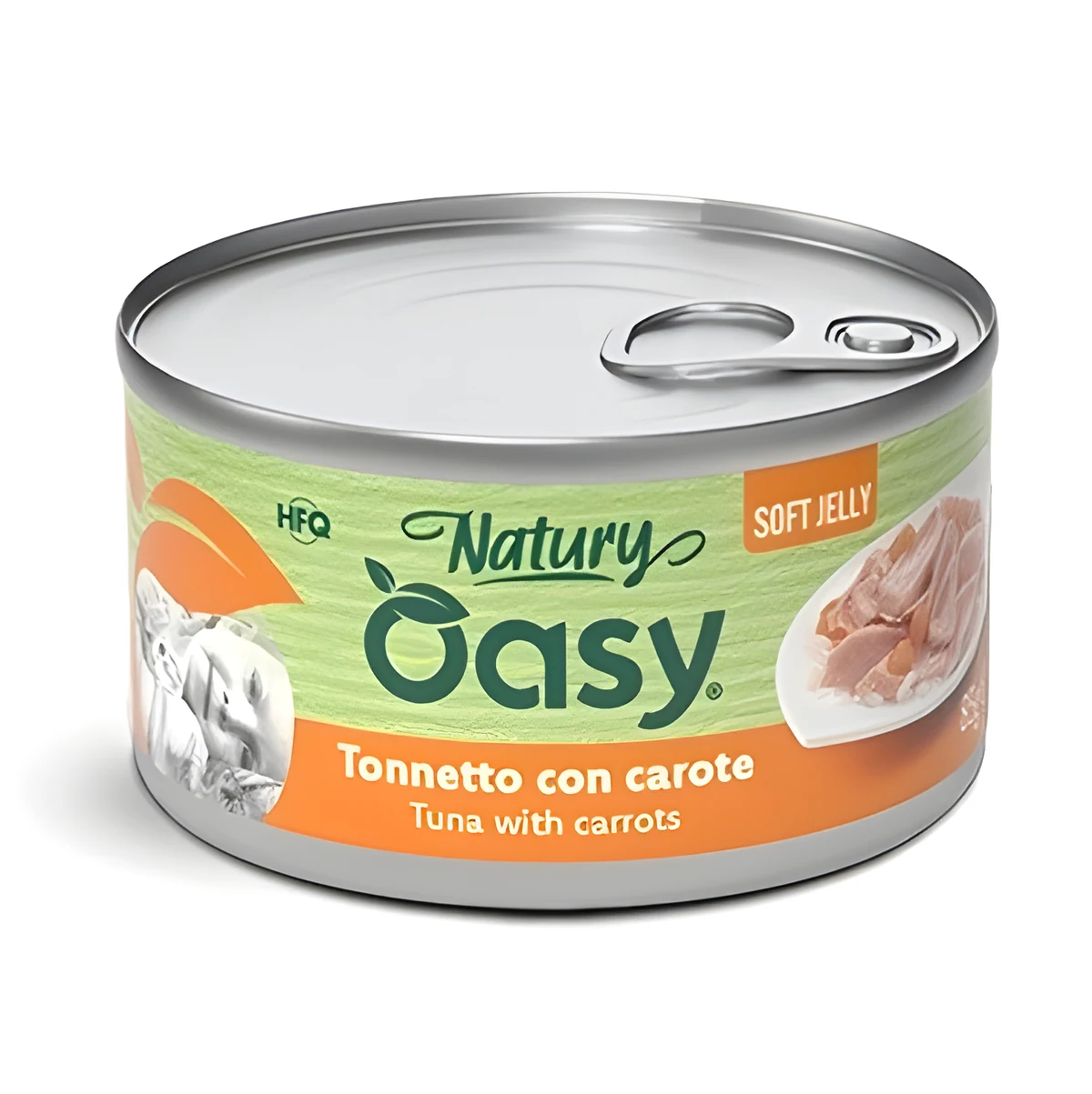 Oasy Natury Soft Jelly Tuna with carrots 150 gr