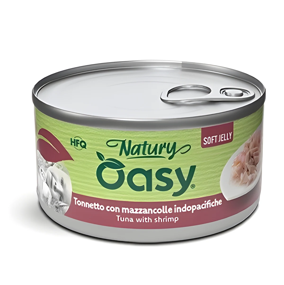 Oasy Natury Soft Jelly Tuna with shrimp 150 gr