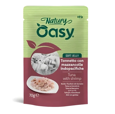 Oasy Natury Soft Jelly Tuńczyk z krewetkami 70g