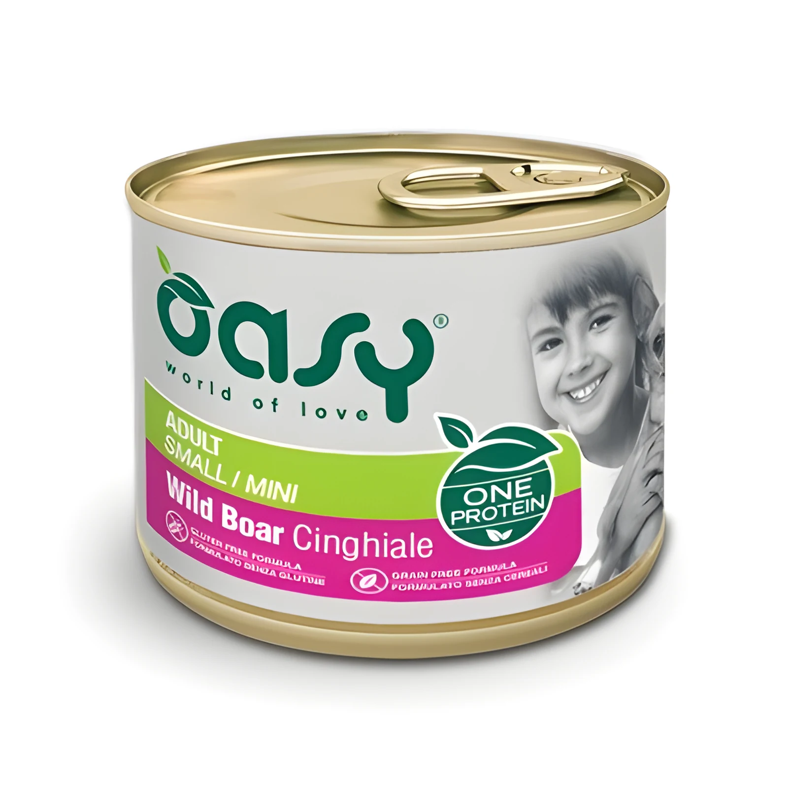 Oasy One Protein Adult Small/Mini - Karma mokra z dzikiem 200g