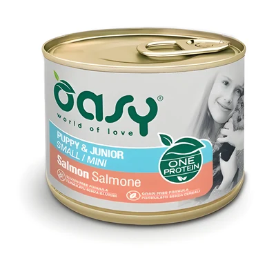 Oasy One Protein Puppy & Junior S/M Łosoś 200g