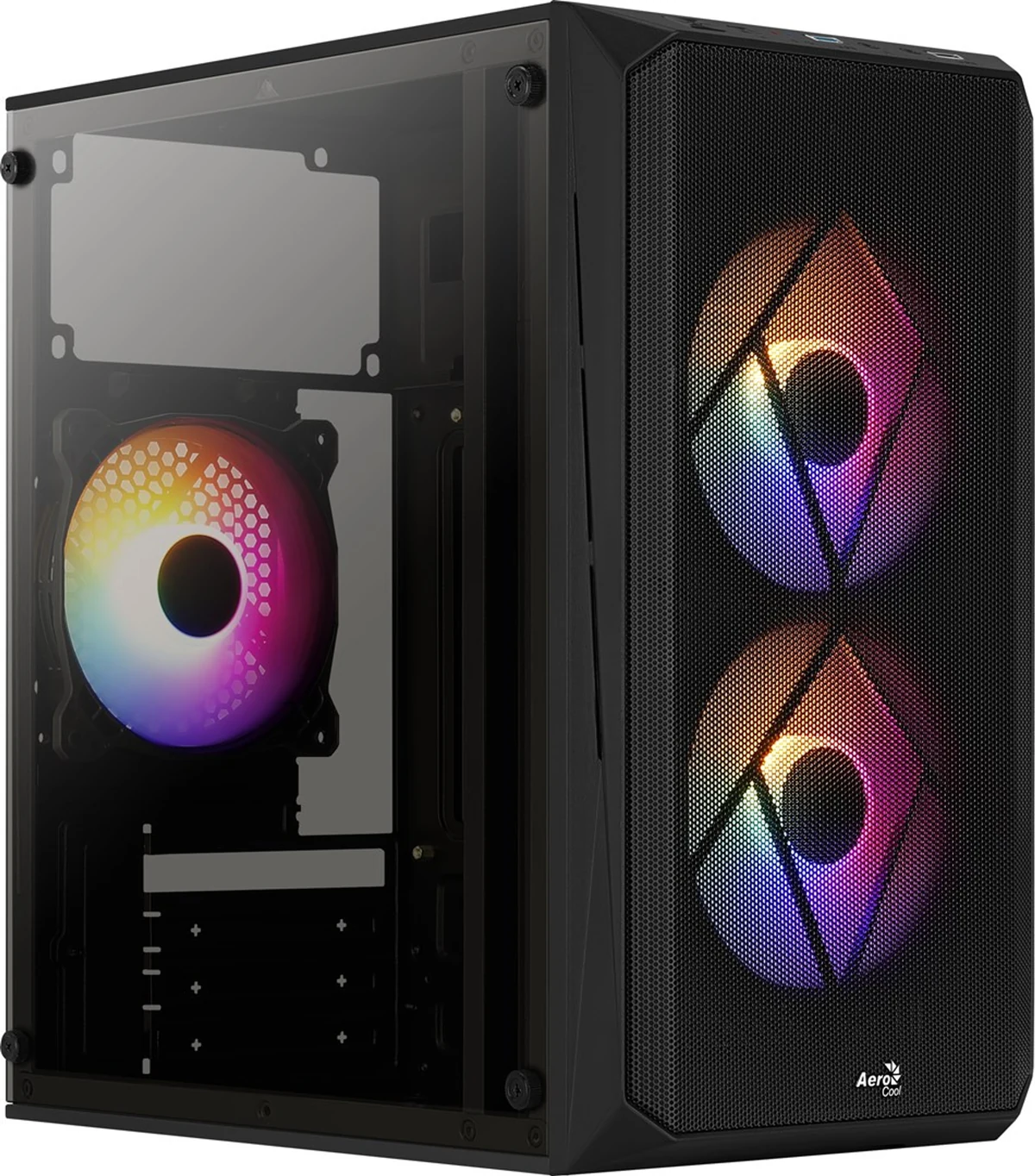 Obudowa Aerocool GS CS-107-A-BK-v2 FRGB Czarna