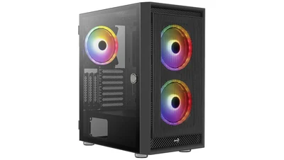 Obudowa AEROCOOL PGS GRAPHITE-G-BK-v2 FRGB Czarna
