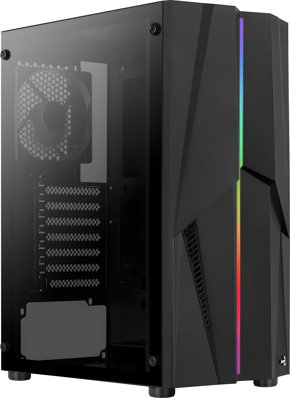 Obudowa AEROCOOL PGS MECHA-G-BK-v1 RGB czarna