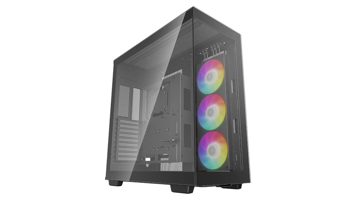 Obudowa DeepCool CH780 Black - Obsługa ATX, szkło