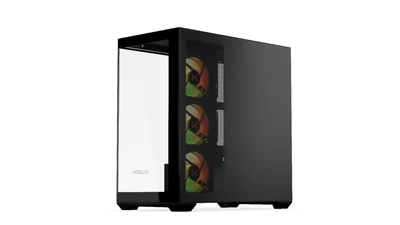 Obudowa Krux Exo - Szkło i Stal, ATX/MicroATX/ITX, 3 wentylatory w zestawie
