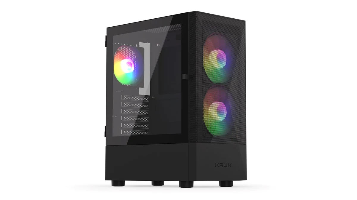 Obudowa KRUX Vako RGB - ATX/micro ATX/Mini-ATX, RGB, Midi Tower