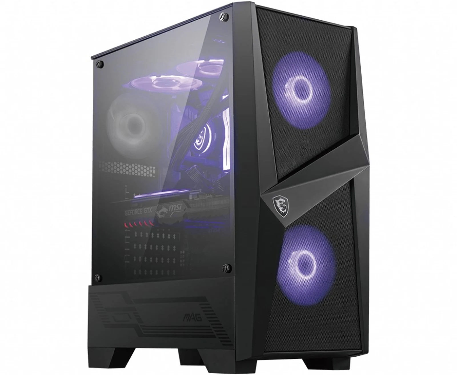 Obudowa MSI MAG FORGE 100M - do karty graficznej 33 cm, chłodzenia CPU 16 cm — zdjęcie 1 z 4