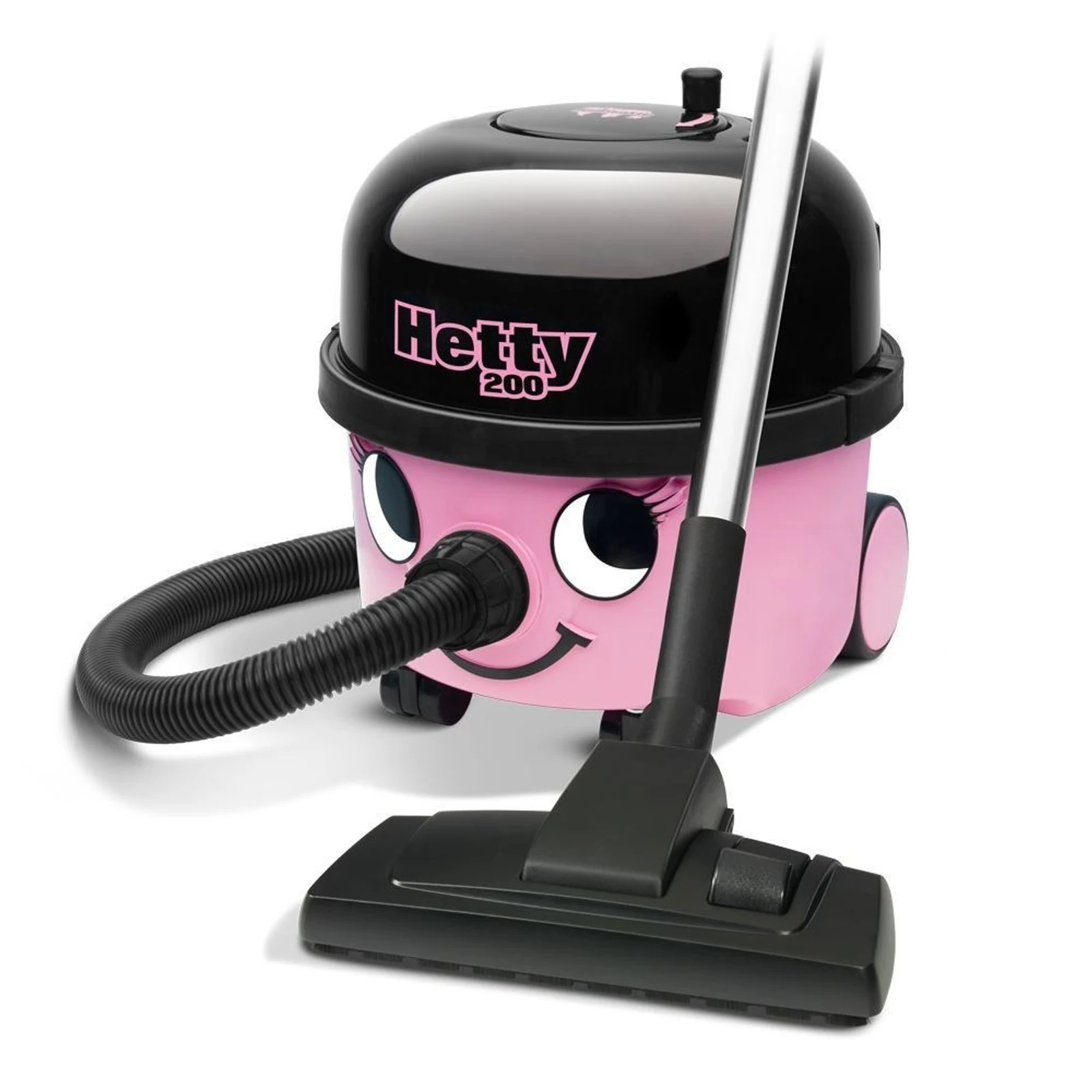 Odkurzacz workowy do zanieczyszczeń suchych Numatic HET200 Hetty 620W czarno-różowy — zdjęcie 1 z 5