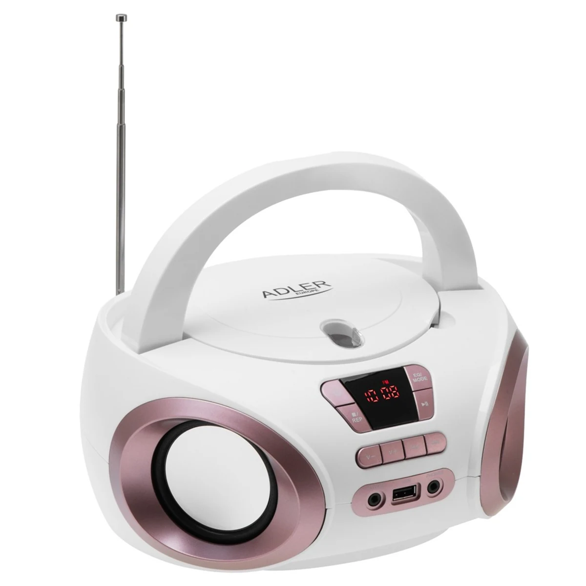 Odtwarzacz CD/MP3 ADLER AD 1181wc Biały