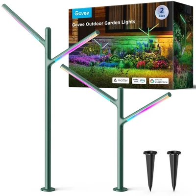 Ogrodowa lampka LED Govee H7086, RGBICWW, 1100 lm, Wi-Fi + Bluetooth, IP66