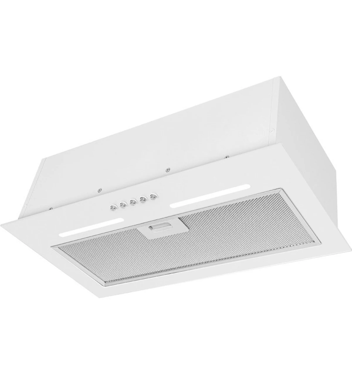 Okap do zabudowy MPM-45-OW-06/W, biały, do wbudowania w szafkę 45cm szerokości, energooszczędny silnik bezszczotkowy BLDC