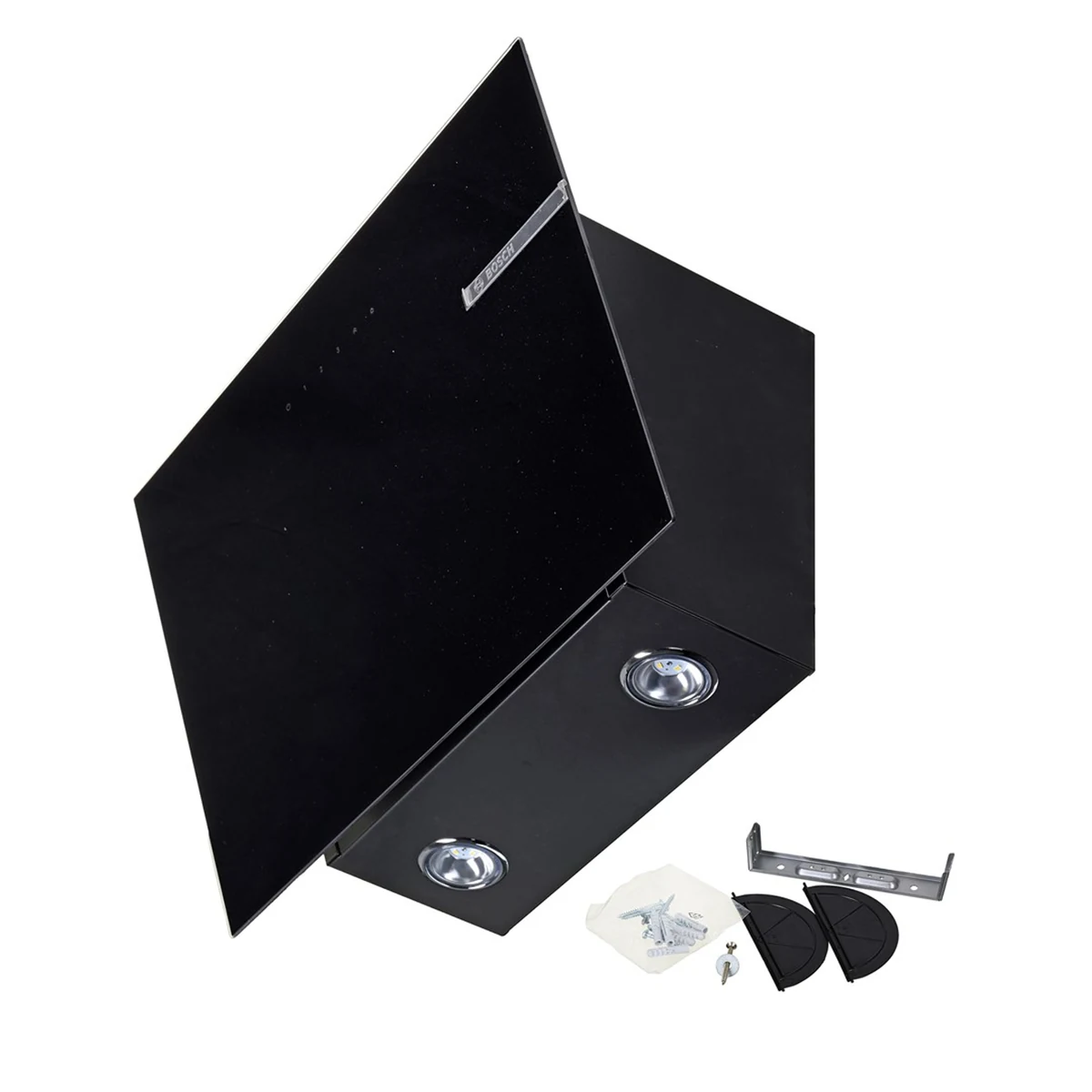 Okap kominowy BOSCH DWK65DK60 Serie 2 60 cm | 550 m3/h | TouchControl | LED | czarny (OUTLET)