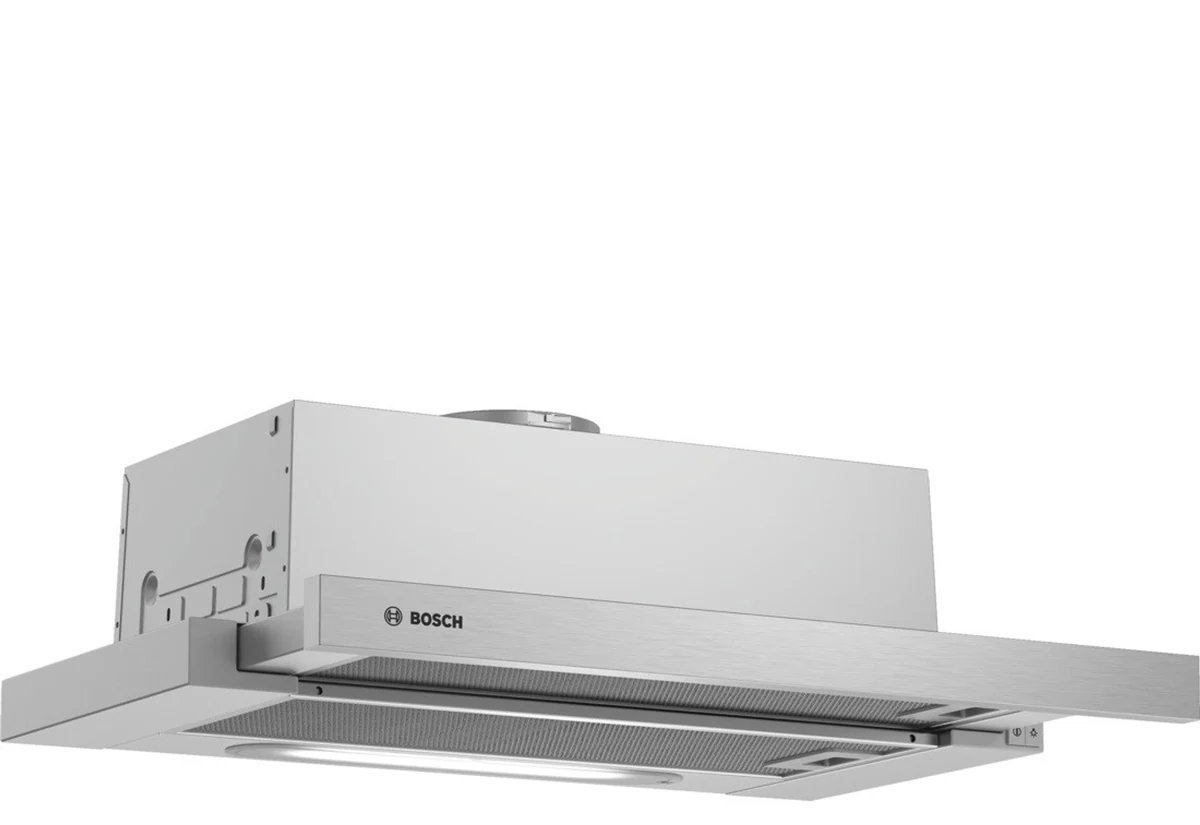 Okap Szufladowy BOSCH DFT63AC50 (368 m3/h; 598mm; kolor srebrny)