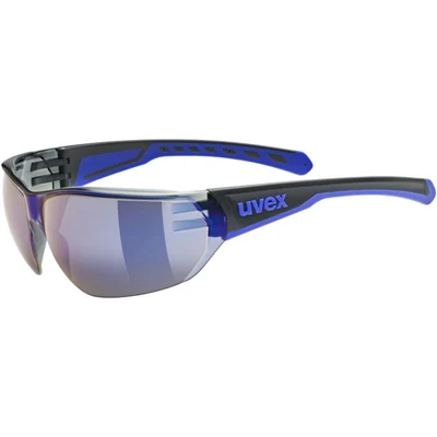 Okulary rowerowe UVEX Equate czarne/blekitne
