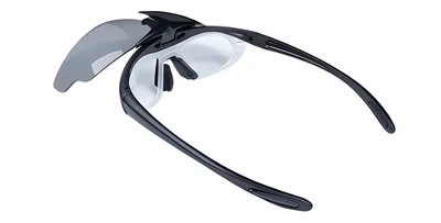 Okulary strzeleckie Wosport Black z 3 wymiennymi wizjerami