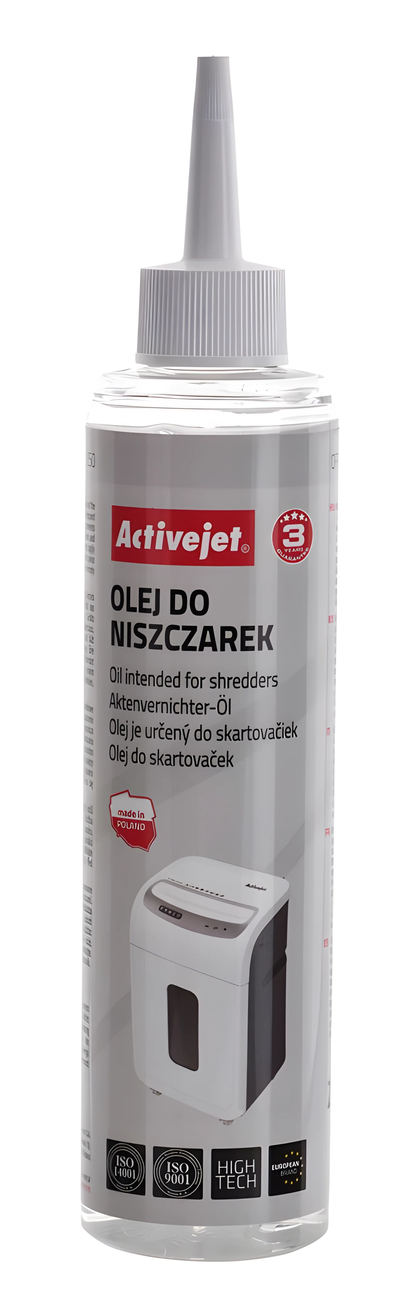 Olej do niszczarek Activejet ASO-250 250ml