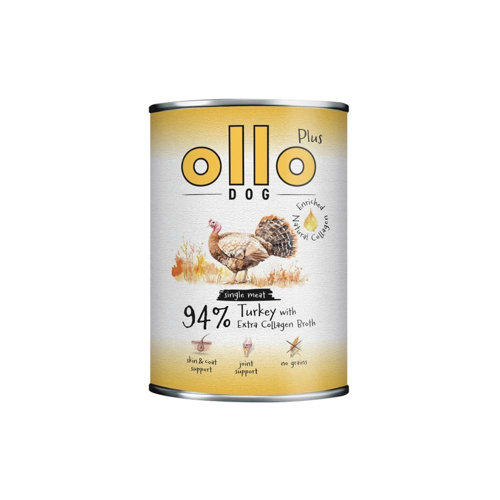 Ollo Plus Kolagen Indyk 400g puszka dla psa — zdjęcie 1 z 3