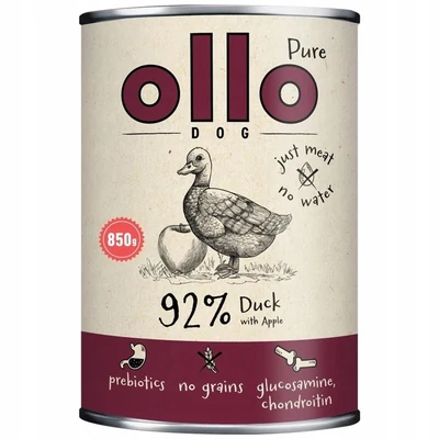 Ollo Pure Karma Mokra - Kaczka z Jabłkiem 850g